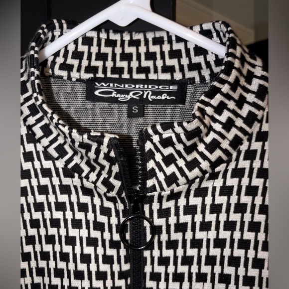 Wind ridge Cheryl Nash black pattered jacket - Picture 2 of 7